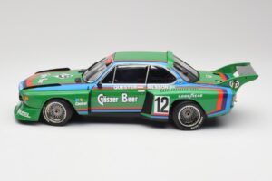 BMW 3.5 CSL E9 Gruppe 5 #12 H. Quester / G. Nilsson Zeltweg Winner 1976 Minichamps 1:18 180762012 Metal - imagen 4 de 8