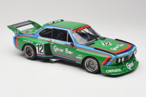 BMW 3.5 CSL E9 Gruppe 5 #12 H. Quester / G. Nilsson Zeltweg Winner 1976 Minichamps 1:18 180762012 Metal - imagen 6 de 8