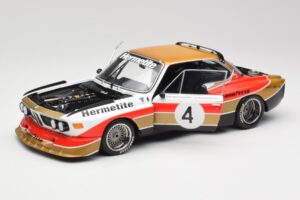 BMW 3.5 CSL E9 Gruppe 5 #4 J. Fitzpatrick / T. Walkinshaw Silverstone Winner 1976 Minichamps 1:18 180762004 Metal - imagen 2 de 8
