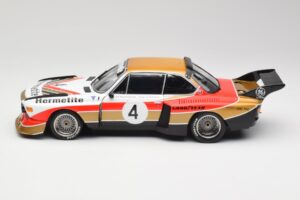 BMW 3.5 CSL E9 Gruppe 5 #4 J. Fitzpatrick / T. Walkinshaw Silverstone Winner 1976 Minichamps 1:18 180762004 Metal - imagen 4 de 8