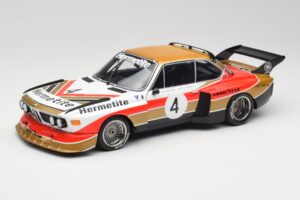 BMW 3.5 CSL E9 Gruppe 5 #4 J. Fitzpatrick / T. Walkinshaw Silverstone Winner 1976 Minichamps 1:18 180762004 Metal