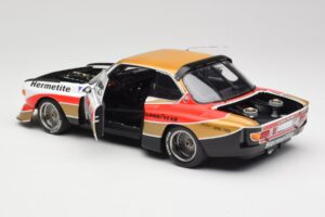 BMW 3.5 CSL E9 Gruppe 5 #4 J. Fitzpatrick / T. Walkinshaw Silverstone Winner 1976 Minichamps 1:18 180762004 Metal - imagen 5 de 8