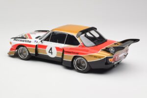 BMW 3.5 CSL E9 Gruppe 5 #4 J. Fitzpatrick / T. Walkinshaw Silverstone Winner 1976 Minichamps 1:18 180762004 Metal - imagen 7 de 8