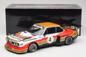 BMW 3.5 CSL E9 Gruppe 5 #4 J. Fitzpatrick / T. Walkinshaw Silverstone Winner 1976 Minichamps 1:18 180762004 Metal - imagen 8 de 8