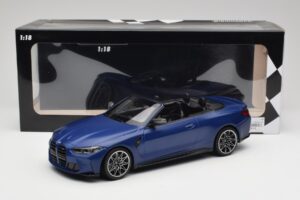 BMW M4 G82 Descapotable Frozen Portimao Blue Minichamps 1:18 155021030 Metal - imagen 6 de 6