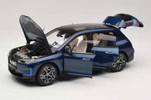 BMW iX Blue Metallic Minichamps 1:18 110023100 Metal - imagen 2 de 8