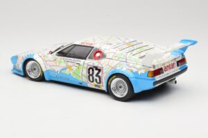 BMW M1 #83 D. Quester / D. Pironi / M. Mignot 24 Hours of Le Mans 1980 Minichamps 1:18 80430137893 Metal - imagen 7 de 8