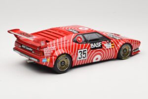 BMW M1 BASF GS Sport #35 H-J. Stuck / H. Heyer 6 Hours of Silverstone 1981 Minichamps 1:18 155812935 Metal - imagen 2 de 6