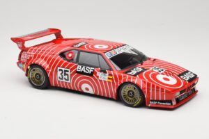 BMW M1 BASF GS Sport #35 H-J. Stuck / H. Heyer 6 Hours of Silverstone 1981 Minichamps 1:18 155812935 Metal - imagen 4 de 6