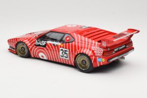 BMW M1 BASF GS Sport #35 H-J. Stuck / H. Heyer 6 Hours of Silverstone 1981 Minichamps 1:18 155812935 Metal - imagen 5 de 6