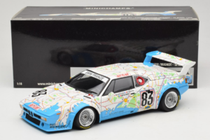 BMW M1 Carte de France #83 D. Pironi / D. Quester 24 Hours of Le Mans 1980 Minichamps 1:18 180802983 Metal - imagen 8 de 8