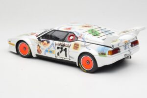 BMW M1 #83 Danner Bayern C. Danner / L. Oberndorfer 24 Hours of Le Mans 1981 Minichamps 1:18 80430306592 Metal - imagen 7 de 8