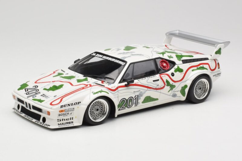BMW M1 Procar #201 BMW Motorsport H. Stuck / N. Piquet 1000km Nürburgring 1980 Minichamps 1:18 180802901 Metal