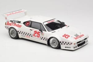 BMW M1 #25 Red Lobster D. Cowart / K. Miller LA Times GP Riverside 1981 Minichamps 1:18 180812925 Metal - imagen 6 de 8