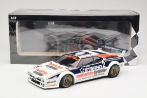 BMW M1 Schnitzer #2 H-J. Stuck Winner Deutsche Automobil Rennsport Trophy Zolder 1982 Minichamps 1:18 155822902 Metal - imagen 6 de 6