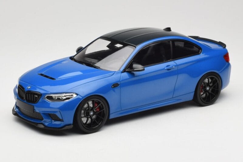 BMW M2 CS F87 Azul Metalizado Con Llantas Negras Minichamps 1:18 155021022 Metal