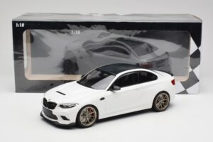 BMW M2 F87 CS Alpine White Llantas Doradas Minichamps 1:18 155021020 Metal - imagen 6 de 6