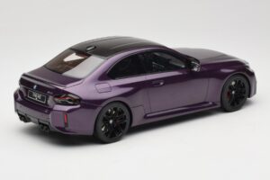BMW M2 G87 Twilight Purple GT Spirit 1:18 GT946 Resina - imagen 2 de 6