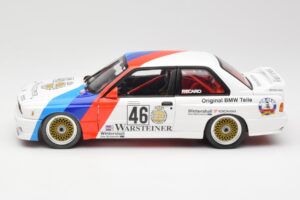 BMW M3 E30 #46 R. Ravaglia / E. Pirro WTCC Calder Park 1987 Minichamps 1:18 180872046-O Metal - imagen 4 de 8
