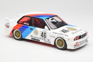 BMW M3 E30 #46 R. Ravaglia / E. Pirro WTCC Calder Park 1987 Minichamps 1:18 180872046-O Metal - imagen 6 de 8