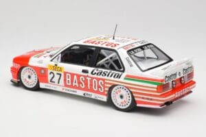 BMW M3 E30 #27 Bigazzi Team S. Soper / A. Hahne 4th Place 24 Hours of Spa 1990 Minichamps 1:18 155902027 Metal - imagen 5 de 6