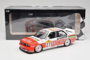BMW M3 E30 #27 Bigazzi Team S. Soper / A. Hahne 4th Place 24 Hours of Spa 1990 Minichamps 1:18 155902027 Metal - imagen 6 de 6