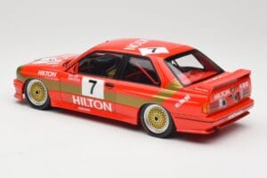 BMW M3 E30 #7 D. Quester 2nd Place Guia Race Macau 1987 Minichamps 1:18 155872007 Metal - imagen 5 de 6