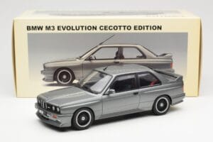 BMW M3 E30 Sport Evolution Cecotto Gris AUTOart 1:18 70567 Metal - imagen 8 de 8