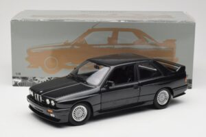 BMW M3 E30 Black Metallic Minichamps 1:18 180020306 Metal - imagen 8 de 8