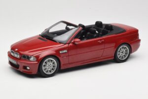 BMW M3 E46 Descapotable Rojo Kyosho 1:18 08505R Metal