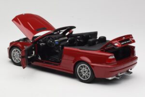 BMW M3 E46 Descapotable Rojo Kyosho 1:18 08505R Metal - imagen 5 de 8