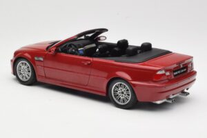 BMW M3 E46 Descapotable Rojo Kyosho 1:18 08505R Metal - imagen 7 de 8