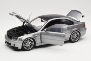 BMW M3 E46 CSL Plata Kyosho 1:18 08506S Metal - imagen 2 de 8