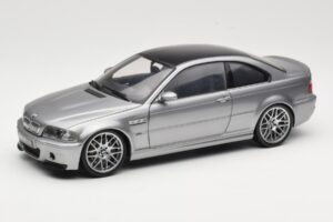 BMW M3 E46 CSL Plata Kyosho 1:18 08506S Metal