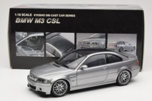 BMW M3 E46 CSL Plata Kyosho 1:18 08506S Metal - imagen 8 de 8