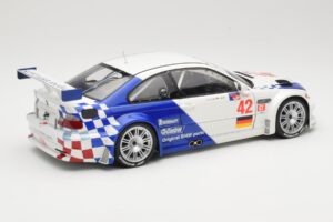 BMW M3 E46 GTR #42 J. Muller / J.J. Lehto ALMS 2001 Minichamps 1:18 80430139183 Metal - imagen 3 de 8