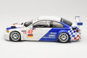 BMW M3 E46 GTR #42 J. Muller / J.J. Lehto ALMS 2001 Minichamps 1:18 80430139183 Metal - imagen 4 de 8