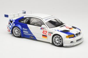 BMW M3 E46 GTR #42 J. Muller / J.J. Lehto ALMS 2001 Minichamps 1:18 80430139183 Metal - imagen 6 de 8