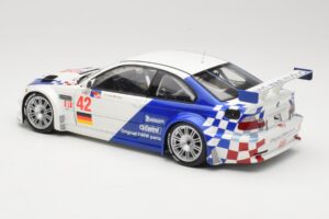 BMW M3 E46 GTR #42 J. Muller / J.J. Lehto ALMS 2001 Minichamps 1:18 80430139183 Metal - imagen 7 de 8