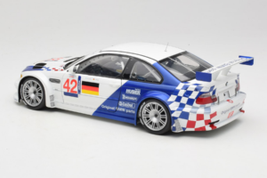 BMW M3 E46 GTR #42 J. Muller / J-J. Lehto ALMS 2001 Minichamps 1:18 80430139183-R1 Metal - imagen 7 de 8
