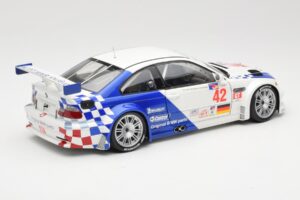 BMW M3 E46 GTR #42 J. Lehto / P. Ekblom ALMS 2001 Minichamps 1:18 100012142 Metal - imagen 3 de 8