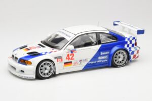 BMW M3 E46 GTR #42 J. Lehto / P. Ekblom ALMS 2001 Minichamps 1:18 100012142 Metal