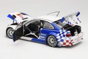 BMW M3 E46 GTR #42 J. Lehto / P. Ekblom ALMS 2001 Minichamps 1:18 100012142 Metal - imagen 5 de 8