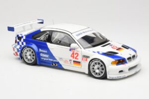 BMW M3 E46 GTR #42 J. Lehto / P. Ekblom ALMS 2001 Minichamps 1:18 100012142 Metal - imagen 6 de 8