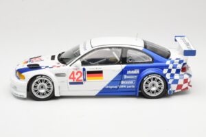 BMW M3 E46 GTR #42 J. Lehto / J. Muller ELMS 2001 Minichamps 1:18 100012192 Metal - imagen 4 de 8