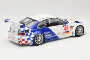 BMW M3 E46 GTR #43 D. Muller ALMS 2001 Minichamps 1:18 100012143 Metal - imagen 3 de 8
