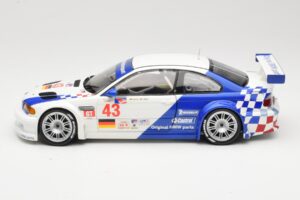 BMW M3 E46 GTR #43 D. Muller ALMS 2001 Minichamps 1:18 100012143 Metal - imagen 4 de 8