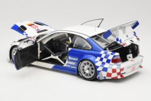 BMW M3 E46 GTR #43 D. Muller ALMS 2001 Minichamps 1:18 100012143 Metal - imagen 5 de 8