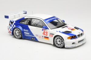 BMW M3 E46 GTR #43 D. Muller ALMS 2001 Minichamps 1:18 100012143 Metal - imagen 6 de 8