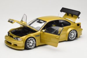 BMW M3 E46 GTR Street Phoenix Yellow Minichamps 1:18 80430309444 Metal - imagen 2 de 8